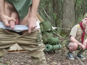 Scouts went be advantageous to the hike and banged kaleb chinese gay porn