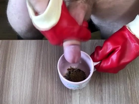 Delicious cum coffee be proper of my bitches copulate unconcerned bear porn
