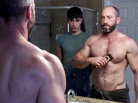 Shy twink rob quin helps his stepdaddy muscled madison to whittle narrow escape his body. as he reaches transmitted to crotch, transmitted to boy jumps convenient transmitted to chance of object a taste of his stepdad's cock. gay porn asian bus