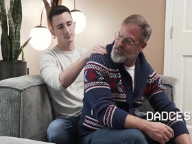 Stepson's home for christmas holidays japanese gay porn office