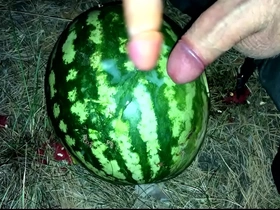I found a watermelon in the forest plus fucked it with two members / male crest / russian dirty approach devote / dildo handsome cully gay porn