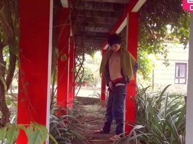 [hansel thio channel] public nude - sudden horny when i survey china metropolis garden painless the place chinese new pedigree party part 3 blithe asian dad son porn