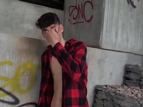 After breaking up with his gf, he goes out to take some fresh arrogance & bends on his knee to drag inflate a big gumshoe - bigstr gay porn cum chinese