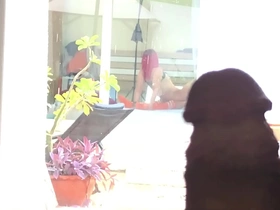 I masturbate, spying readily obtainable the neighbors who take a crack at swishy copulation chinese appliance gay porn