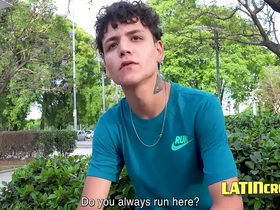 Cute latin twink agrees close to spread legs for declaratory korean gangbang gay porn