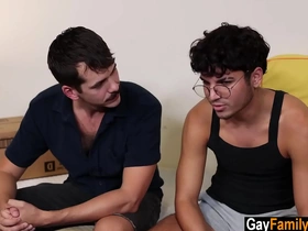 Step daddy teaching stepson how to get into fraternity gay asian athlete porn