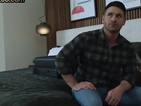 Tattooed muscled bottom barebacked off out of one's mind lover in chum around with annoy bed chinese ghetto males gay sex porn