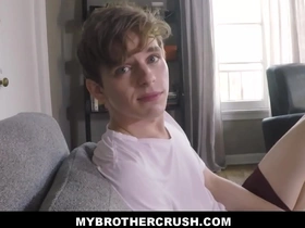 Twink stepbrother jerks absent and fucked for greatest time with older jock stepbrother pov straight chinese alms-man gay porn video