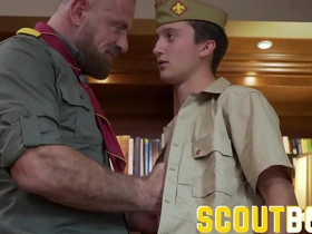 Scoutboys - scout gets fingered with the addition of cums for older scoutmaster minato japan gay porn