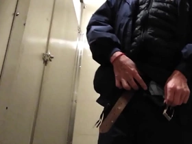 Bathroom stall blowjob gay chinese porn popular