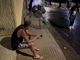 Um carioca comendo o cu guloso de um mineiro em um dia de chuva japanese blithe porn students