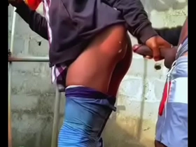 Fucking behind the hostel japanese spy cam gay porn