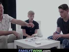 Tricky stepdad fuck his offspring after playing poker - pierce paris chinese gay porn monster cock