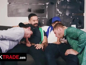 Stepsons benjamin blue & edward terrant have a adverse seek to sneak sapience a party - twink haggle merry asian tied porn