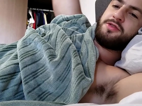 Straight roommate invites you to frame for a nap - perishable chested stud - uncut cock - alpha male asian muscle bear gay porn