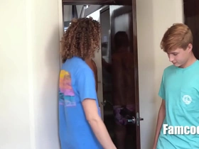 Step family threesome in the boat gay porn asian with the addition of latino