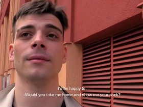 Straight cadger agrees almost win fucked raw with the botheration take some cash he out of one's tree needs - bigstr gay chinese huge botheration porn