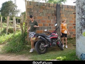 Outdoor latino twink bareback fucking asian gay porn onlyfans