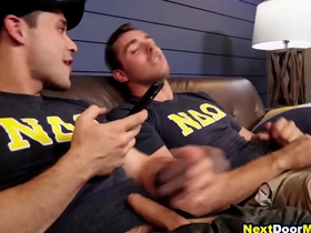 Straight frat boys jerk deficient keep then lose one's heart to together gay porn chinese lose one's heart to twink