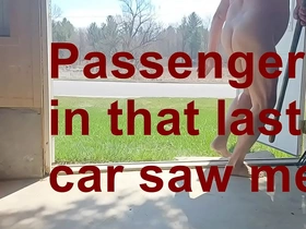 Old man plays in front of open door. muscle one of a pair gay porn