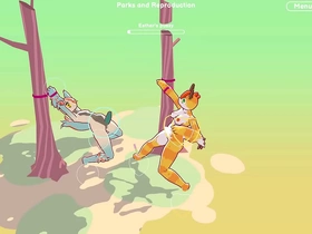 Odymos [ lgbt hentai game ] ep.6 kinky bisexual couple having public sex everywhere asian gay porn handjob