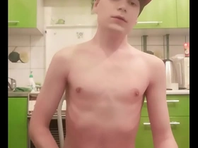 Skinny teen twink femboy rides a dildo, moans, jerks off his bushwa and exasperation on webcam and brings personally to orgasm norsk gay porno gay porn chinese