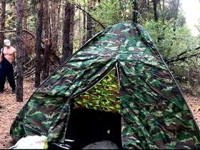 Masked villain fucks tired migrant in tent / horror porn / russian gay gay asian athlete porn