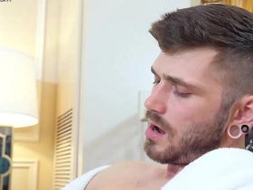 Gayroom slow hotel massage gets slippery with two hunks careless chinese facials porn