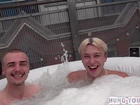 He is secretly edging cum in mates pain in the neck loads down scally in 4sum gay chinese chubby men porn