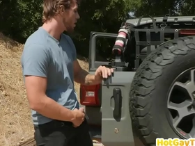 Voyeur jock goes and fuck standed stud chinese gay nipple sucking porn