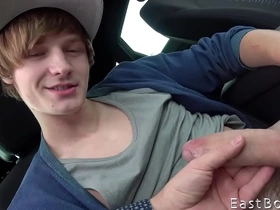 Handjob in the car - antony carter gay asian family porn