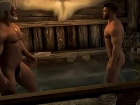 Skyrim hot bath after the battle japanese gay porn websites
