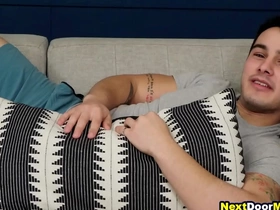 Robust jocks  threesome gay sex after workout gay castigating porn asian