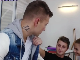 Bisex anal lovers sink big titted 19yo in threesome asian american blissful porn