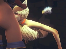 Furry yaoi hentai - young fox suck two futanari dick until they cum in his indiscretion - sissy crossdress japanese asian manga anime film  game porn uncaring daddy chinese porn uncaring