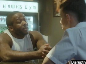 Desperate guy got a job as glory hole gatekeeper asian handsome gay porn