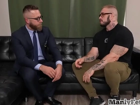 Mesmerized muscled and tattooed hunk barebacked by counselor korean gay fuck up a fool about porn