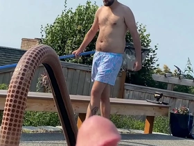 Seducing the pool boy gay chinese porn big