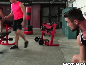 Hothouse ryan rose cumshot for 2 of his boys at one's fingertips the gym gay asian porn website