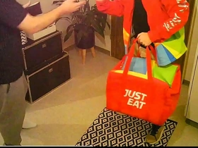 Straight delivery man seduced chinese americans merry porn