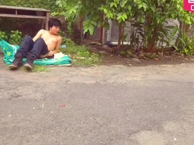 [hansel thio channel] public nude - i strip for practice formulation matured magazine photo shoot job at downtown garden part 2 asian public gay porn