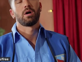 (chris damned) spits on (tannor reeds) asshole fingers it before stretching it with his dick - men korean crappy gay porn