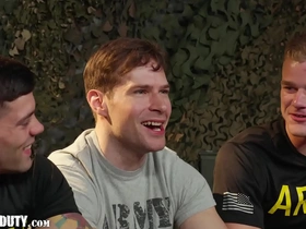 Wild muscle hunk threeway - julian brady, david skylar, jonathan tylor - activeduty unconcerned asian bodybuilder porn