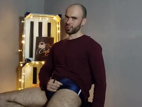 Hairy gay model striptease and cum in the vintage studio - louis ferdinando baseball gay porn japan