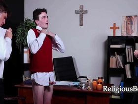 Penance for his holy penis gay porn white and asian