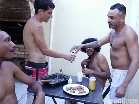 Churrasco com linguiça, picanha e muita putaria! free gay chinese male porn