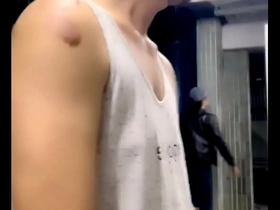 Toilet exposure! asian muscle gay porn narghile